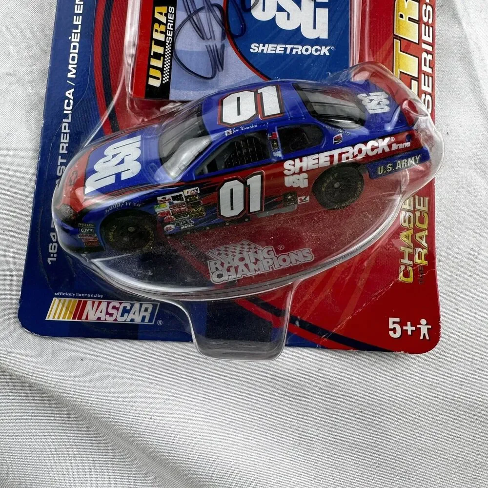 2004 Racing Champions Joe Nemechek Autographed Signed Diecast 1/64 NOS Sealed